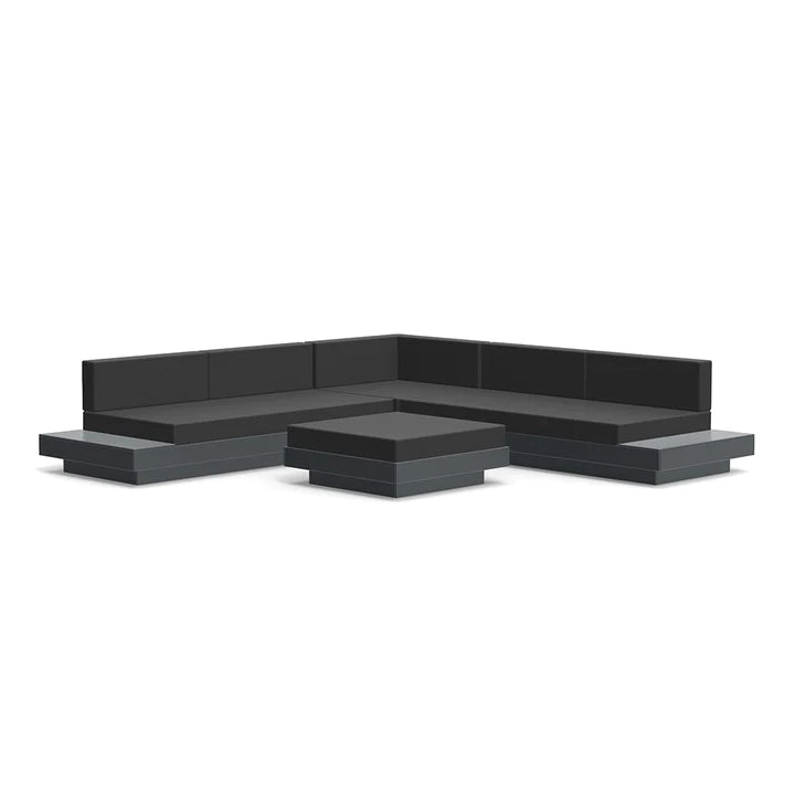 Loll Platform One L-Shape Sectional & Ottoman