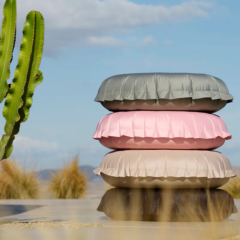 Strawberry Pink Donut Inflatable Pool Float