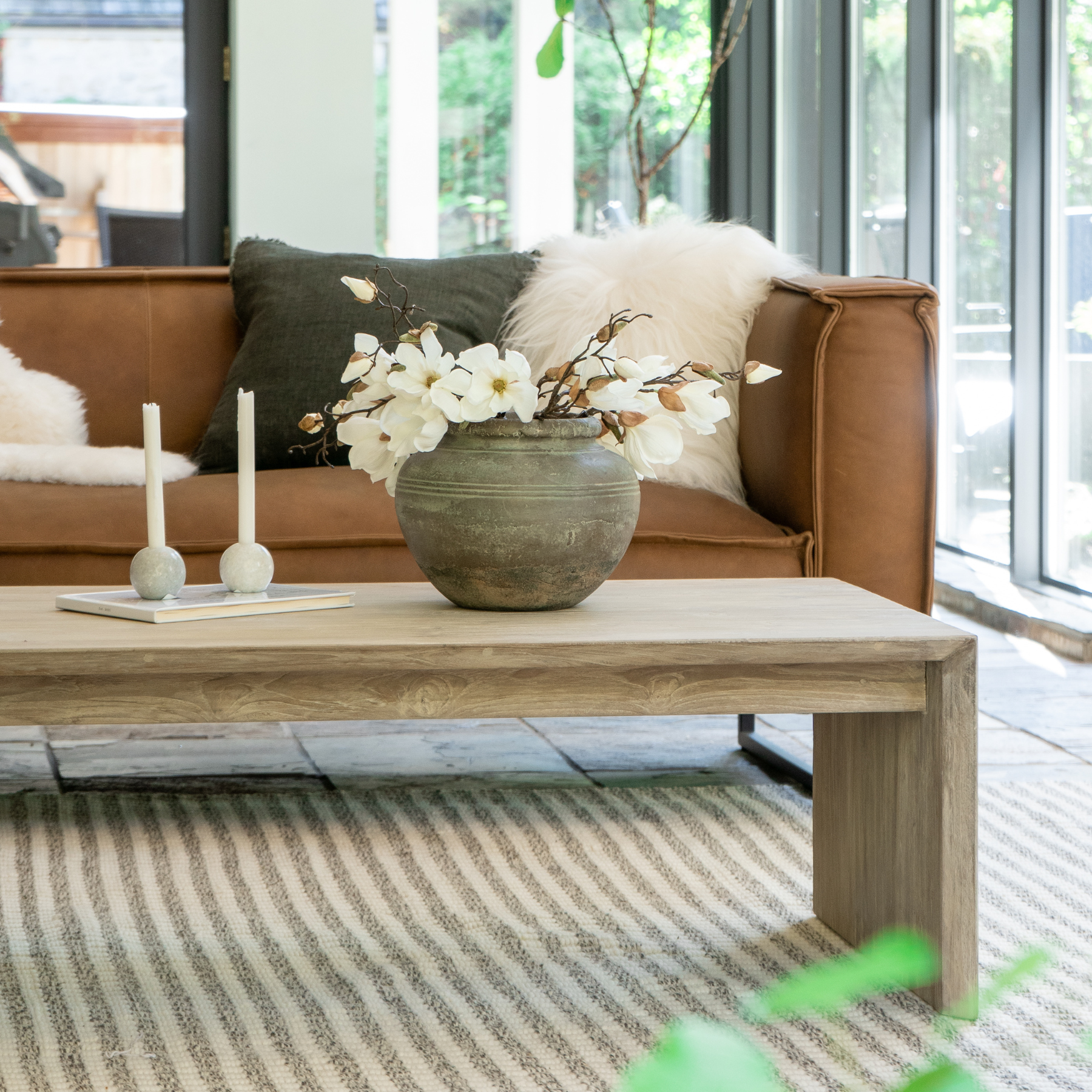 Ledge Weathered Grey Cocktail Table