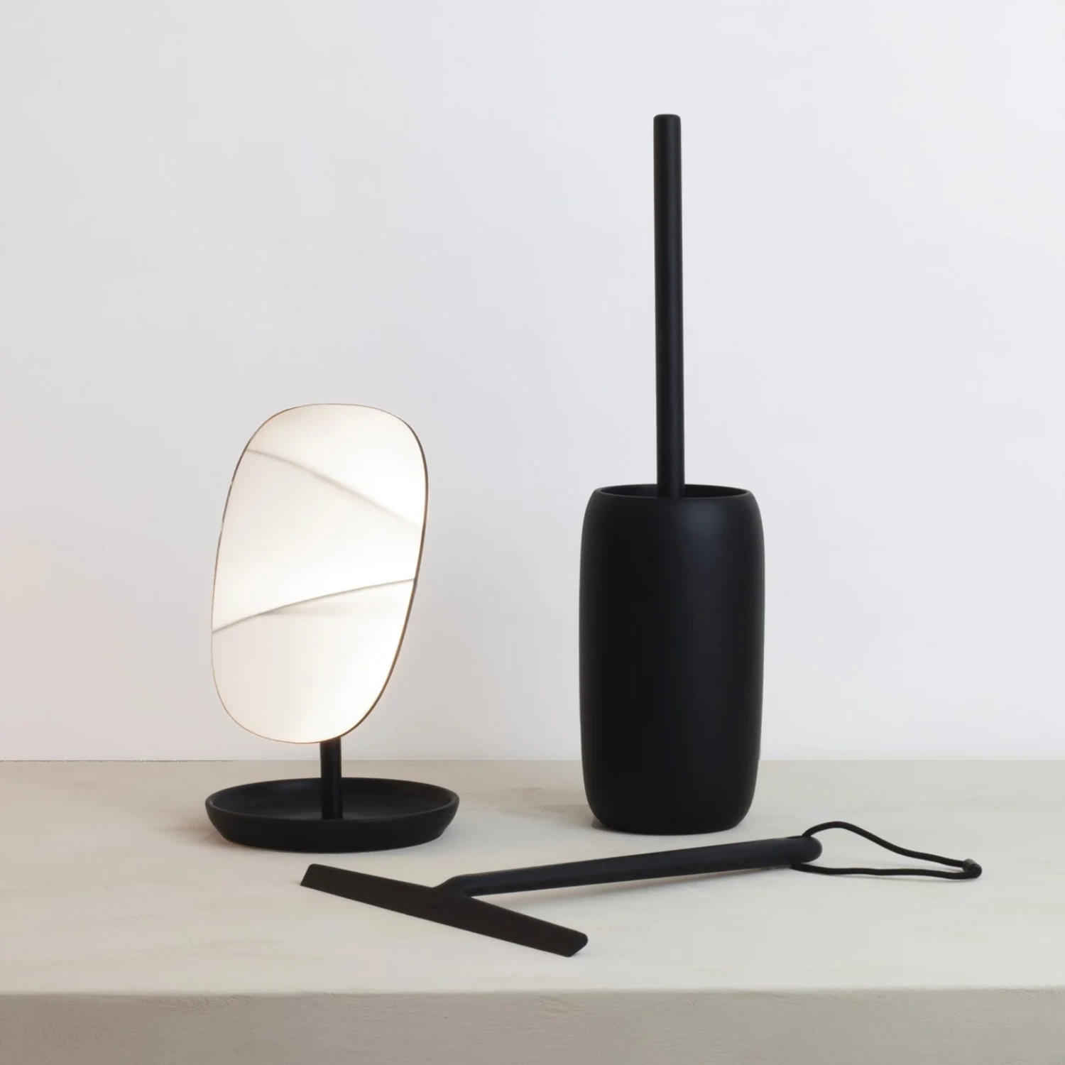 Matte Onyx Toilet Brush Holder