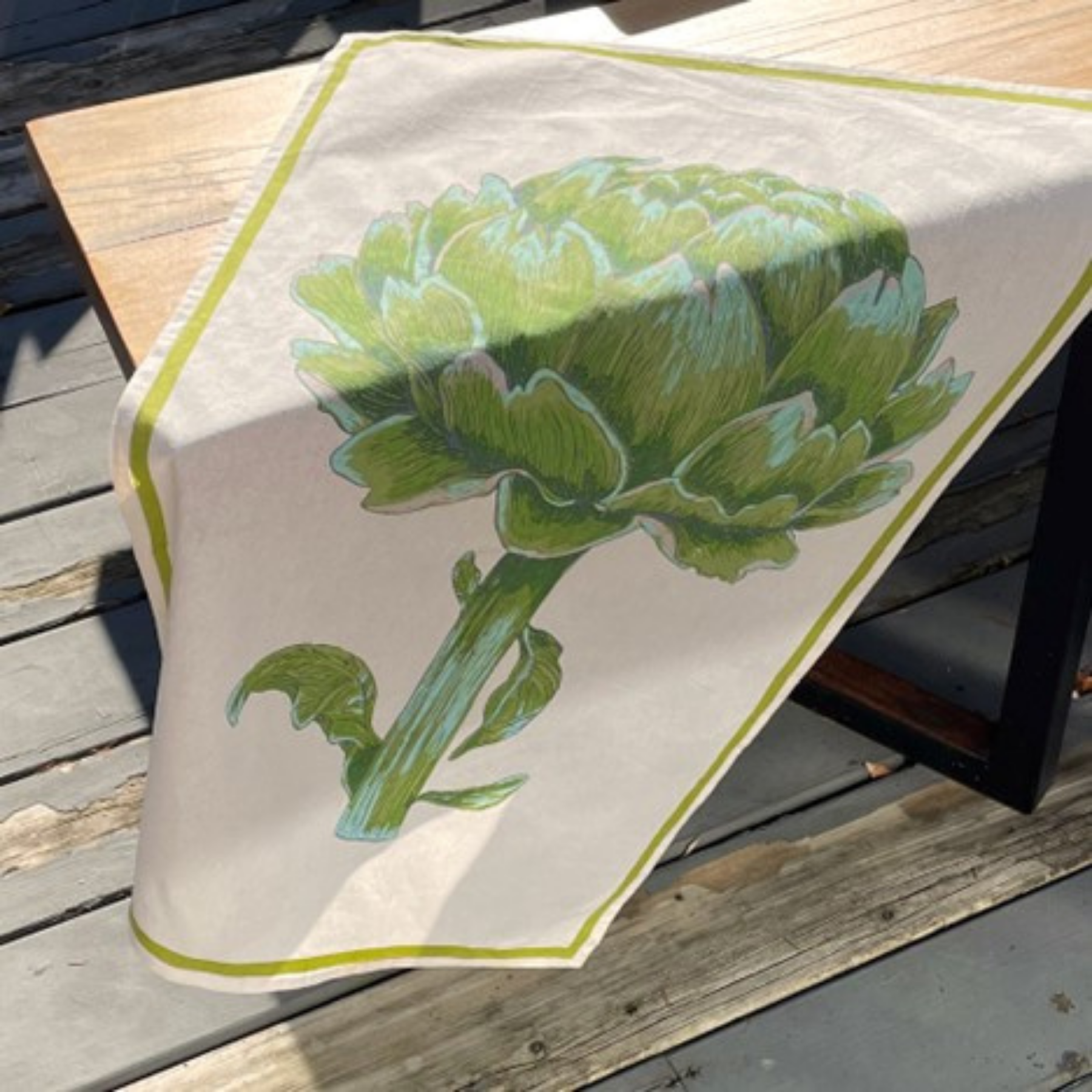 Artichoke Tea Towel - Set of 2