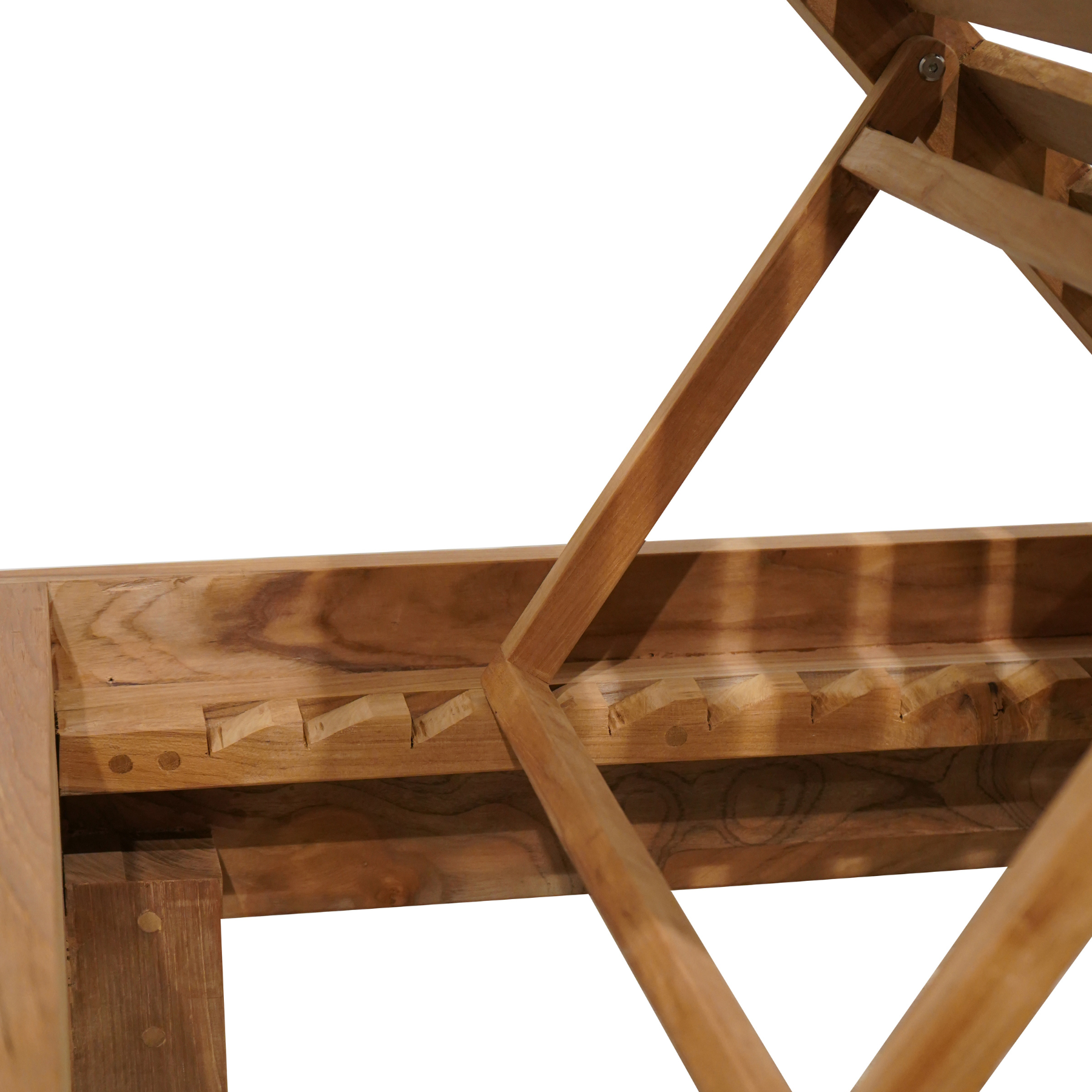 Huron Teak Chaise w/ Cushion