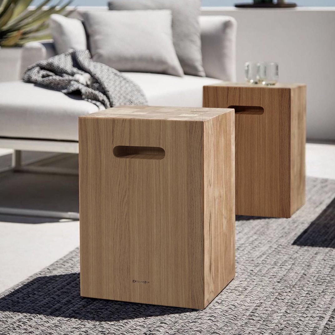 Gloster Block Square Side Table