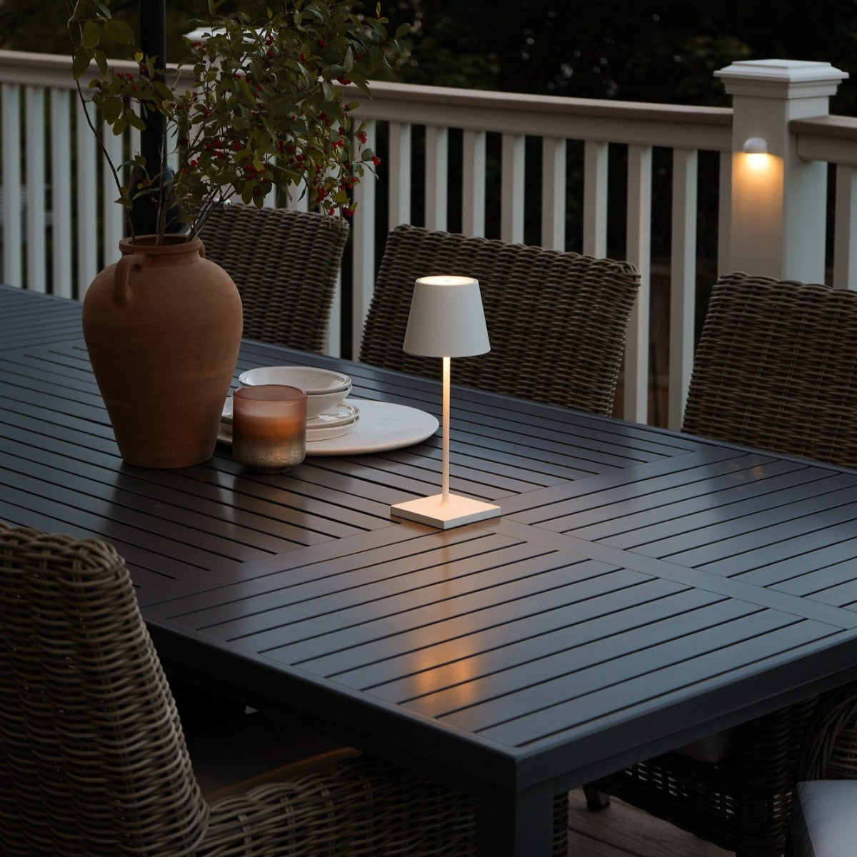 Slat Rectangular Dining Table