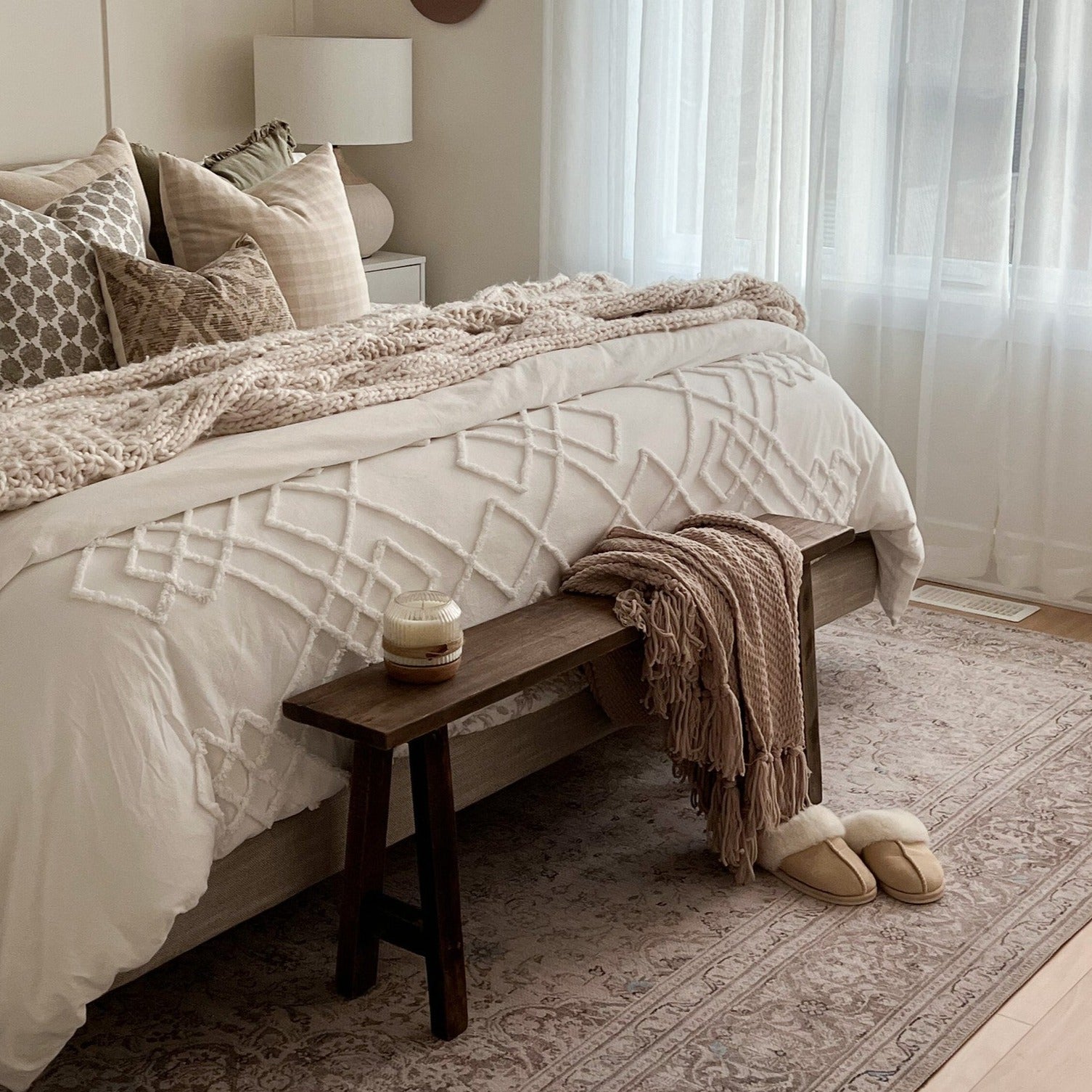 Narrow Reclaimed Teak Bench