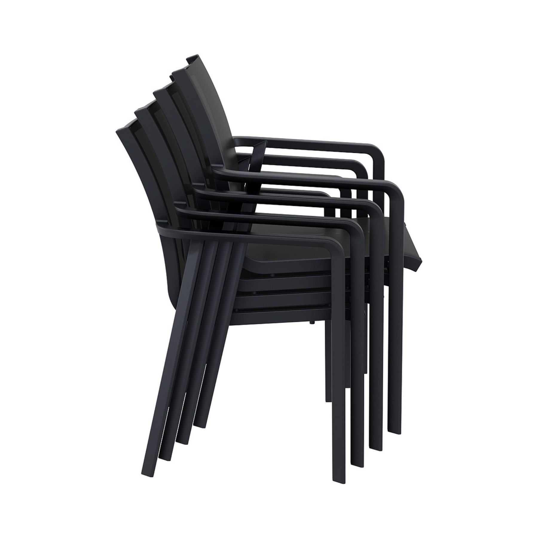 Manhattan Black Dining Chair - Set of 4