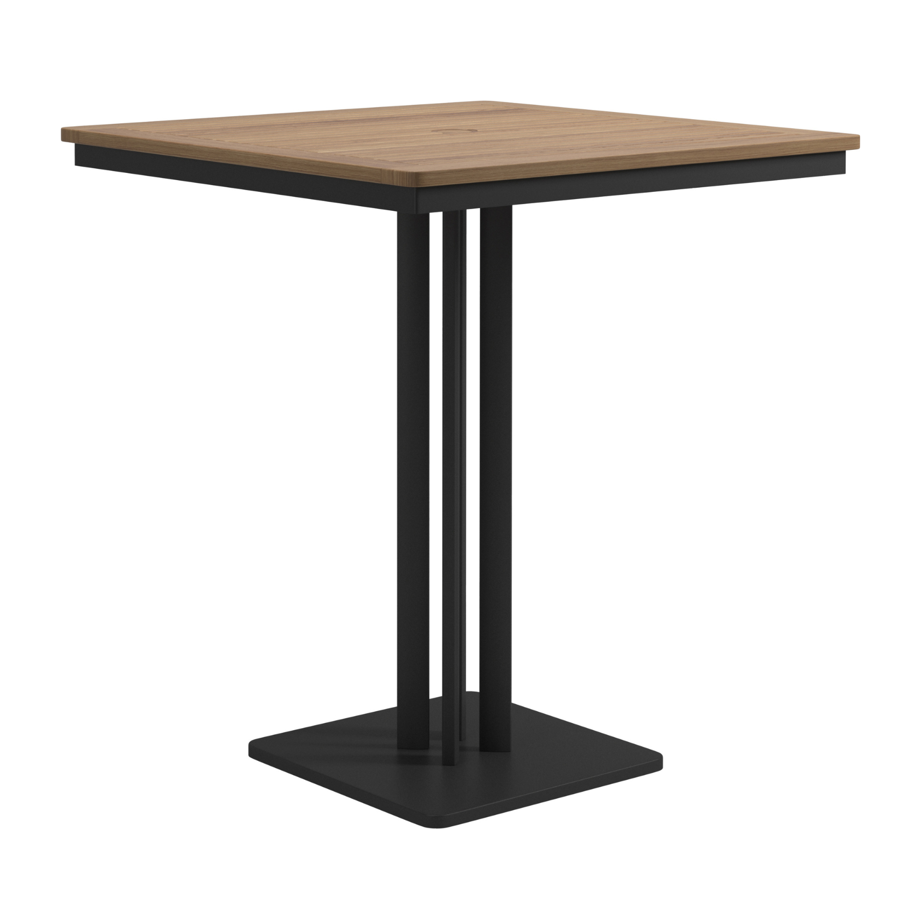 Gloster Metz 35" Square Pedestal Bar Table