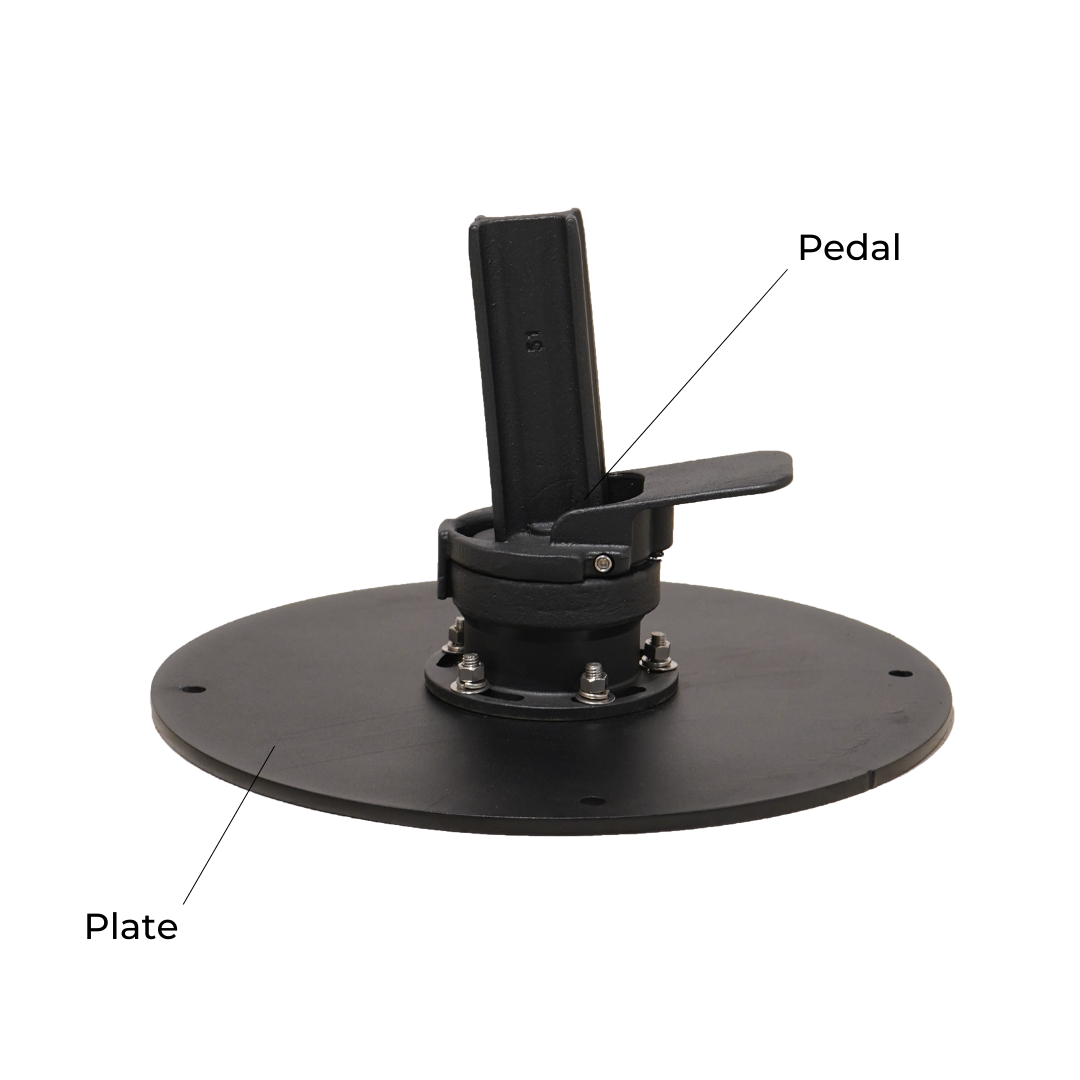 AKZ Cantilever Umbrella Deck Mount Plate