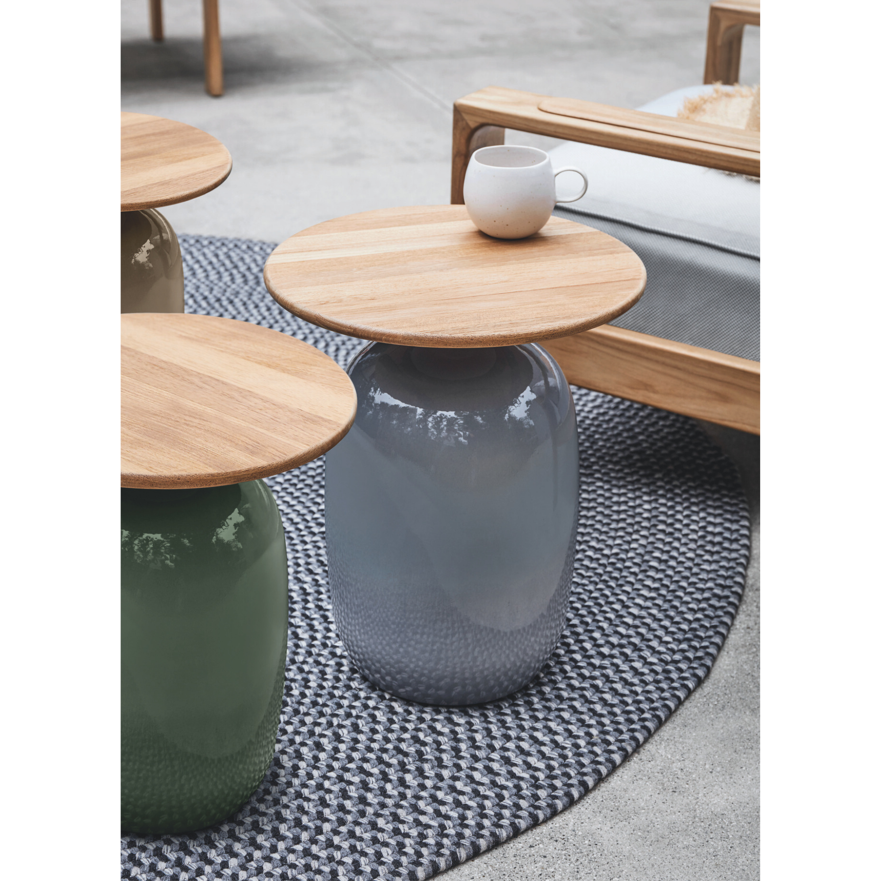 Gloster Blow Emerald Low End Table