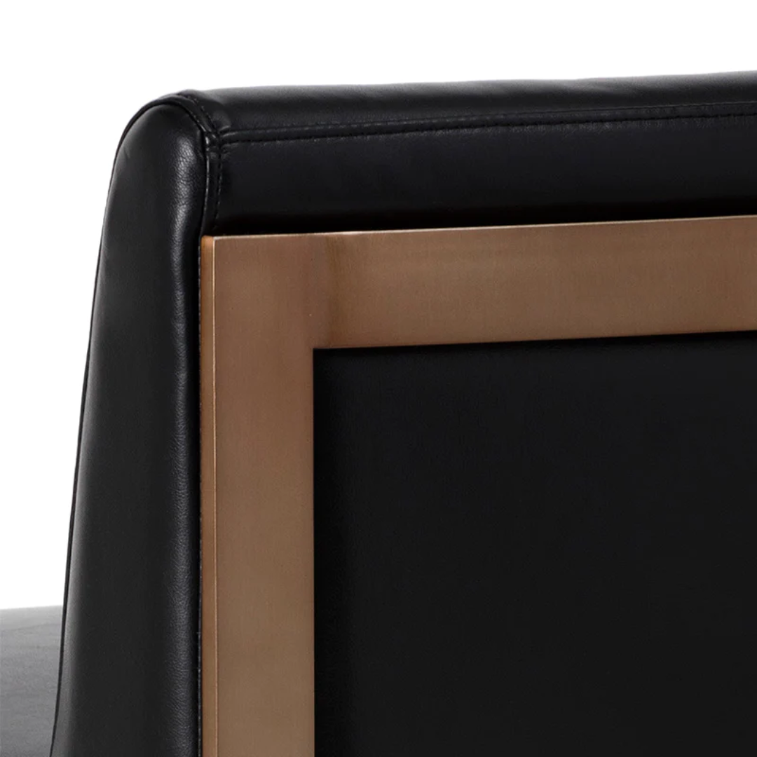 Dean Brass/Black Stool