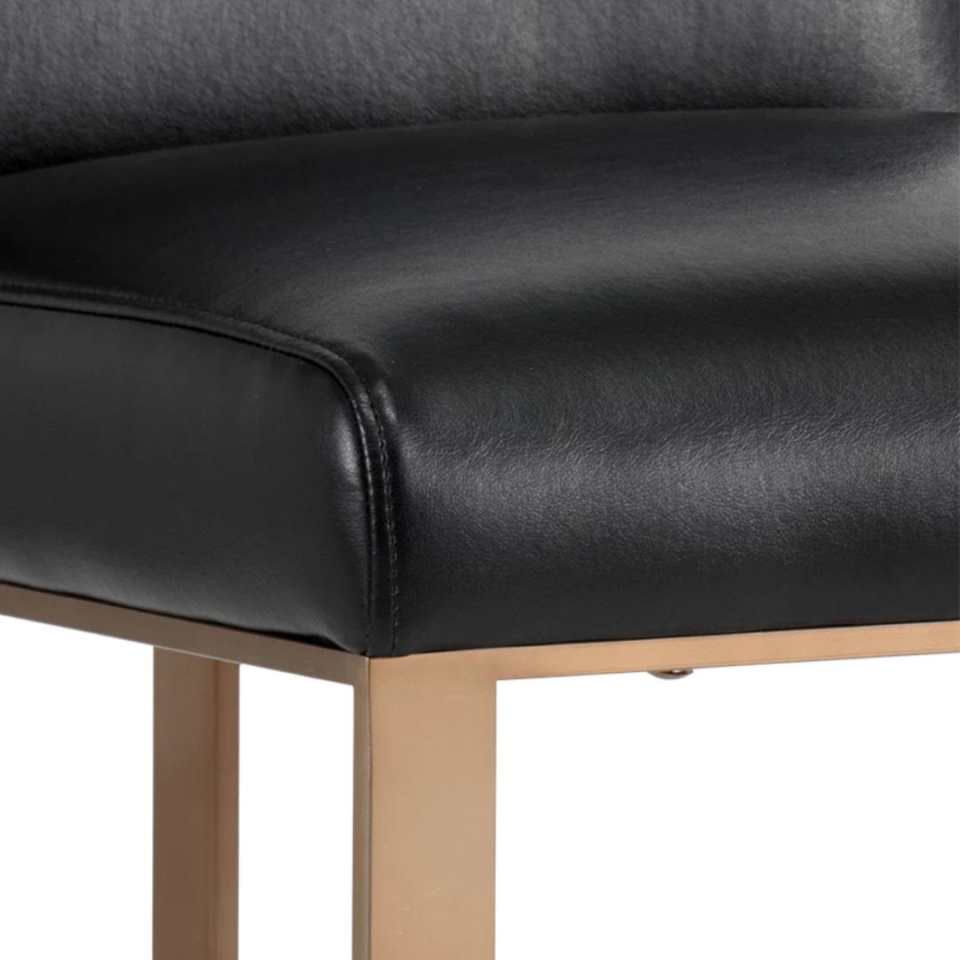 Dean Brass/Black Stool