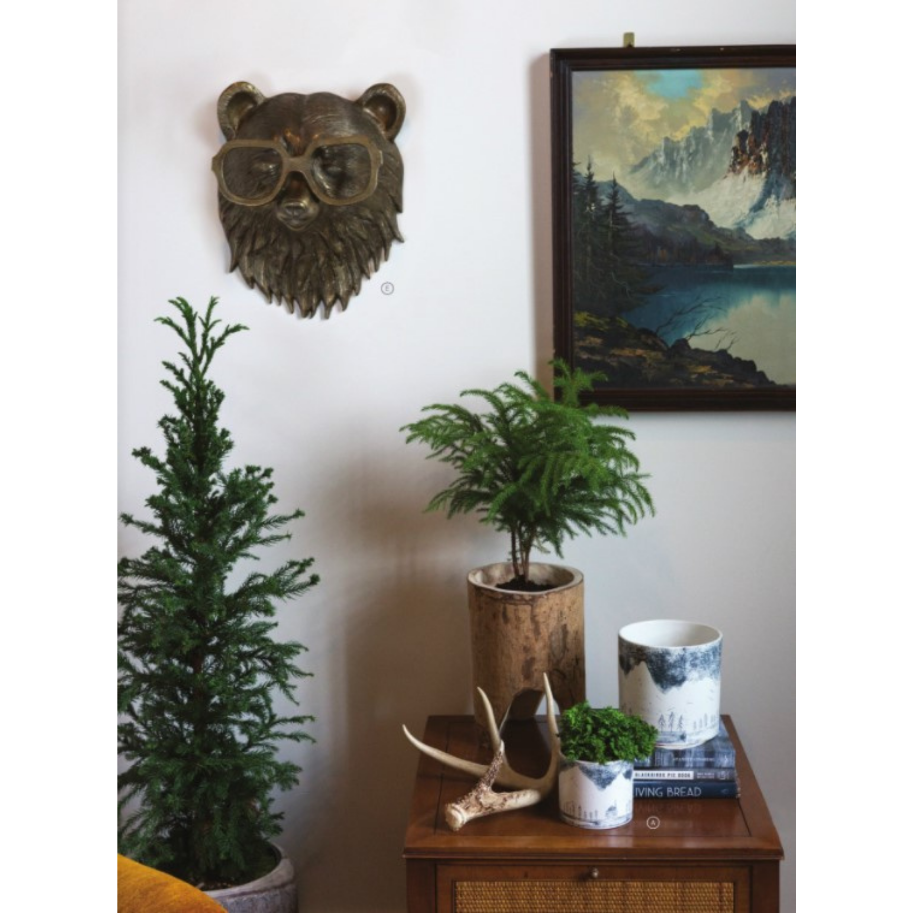 Whimsical Beatrice the Bear Wall Mount