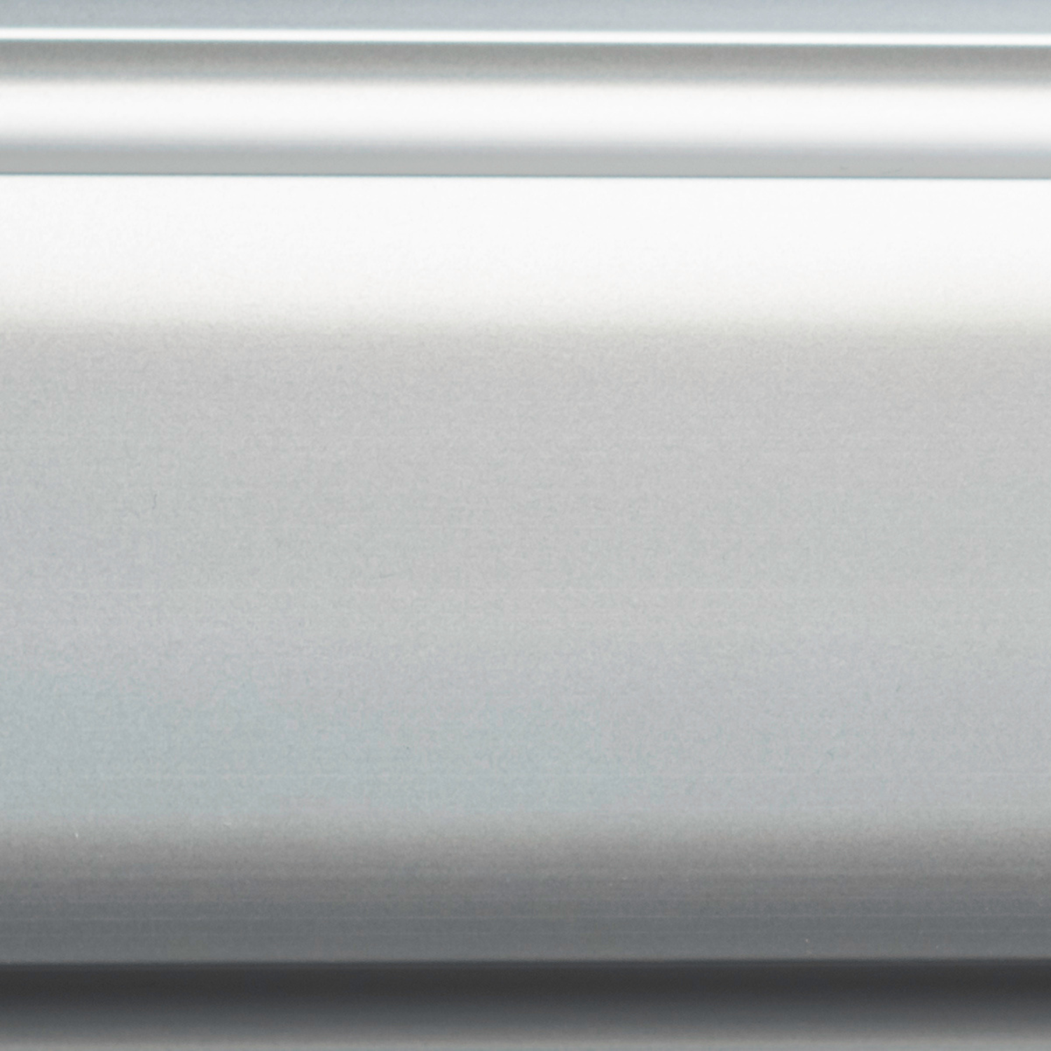 Brush silver anodized aluminum frame