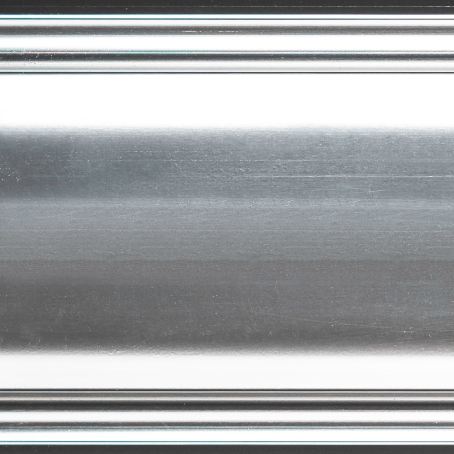 polished silver frame finish