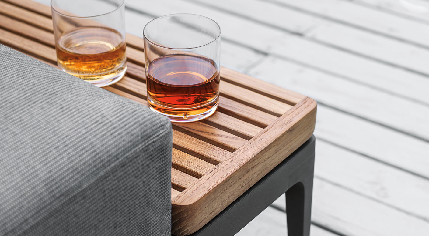 Gloster Grid Chill Chaise Unit