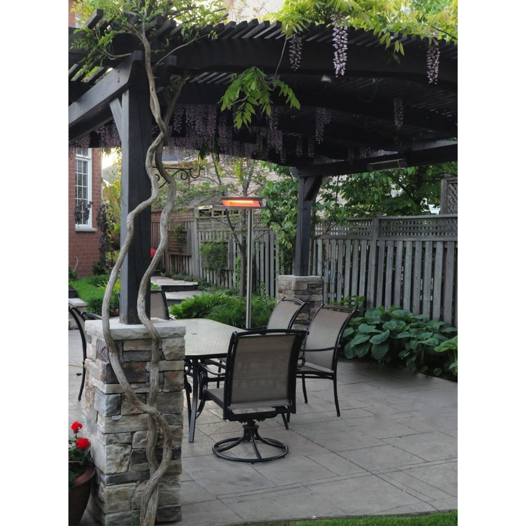 Stainless Steel Electric Heater with Remote