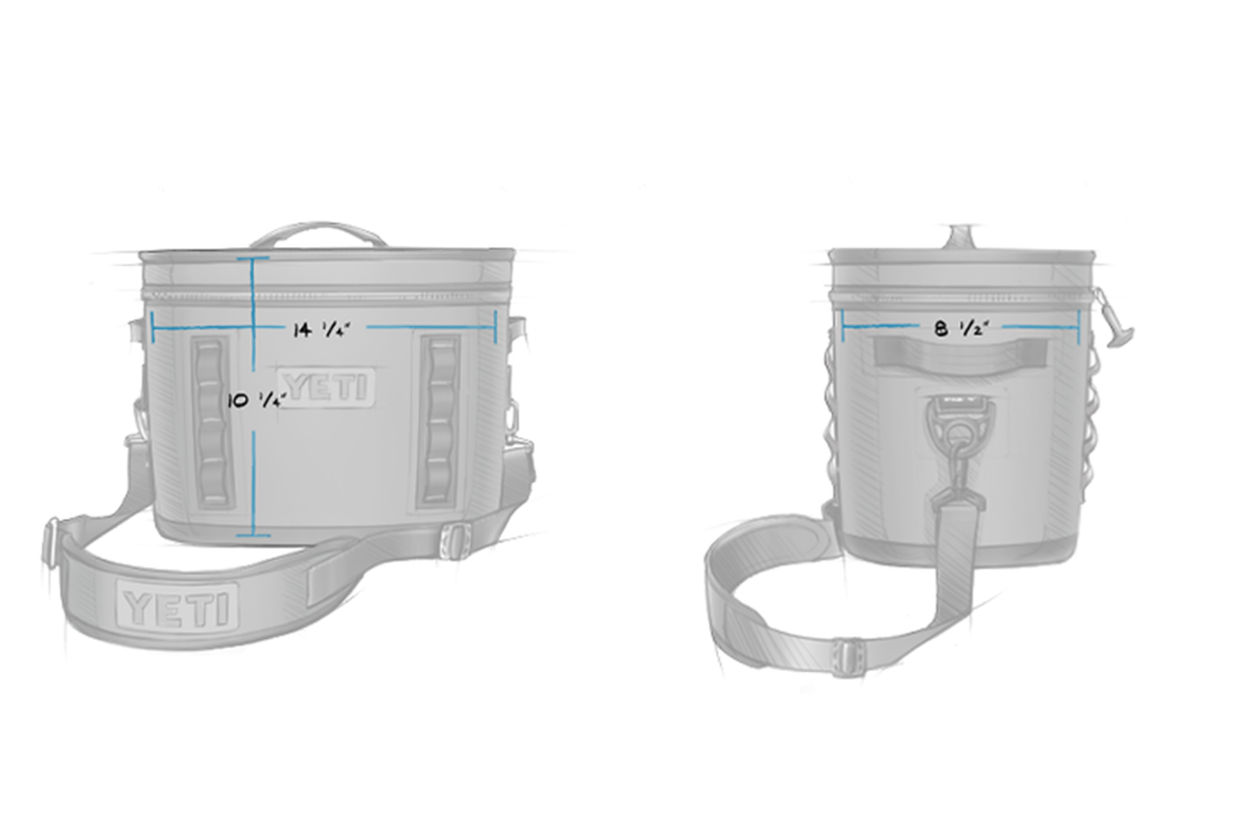 Yeti Hopper Flip 18 Soft Cooler - Charcoal