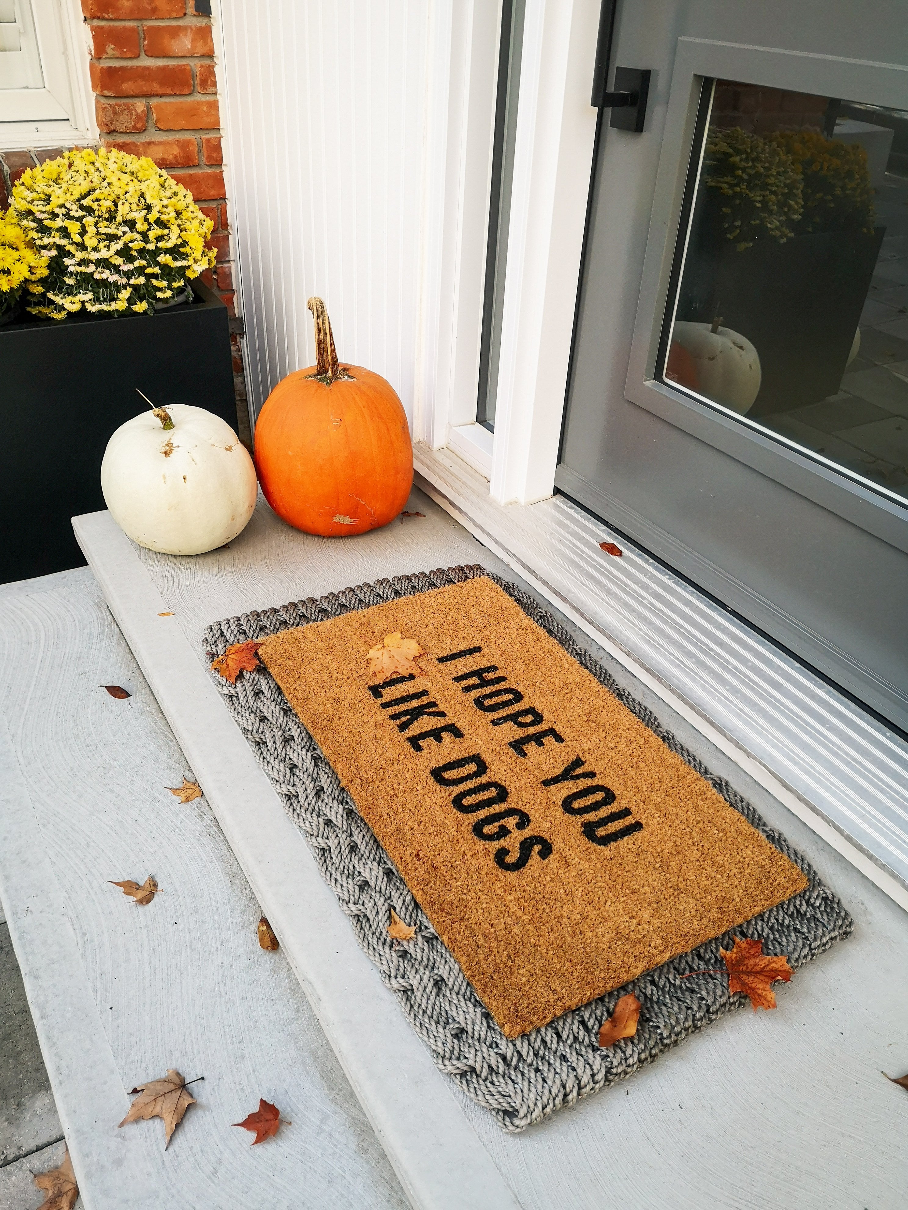 I Hope You Like Dogs Doormat