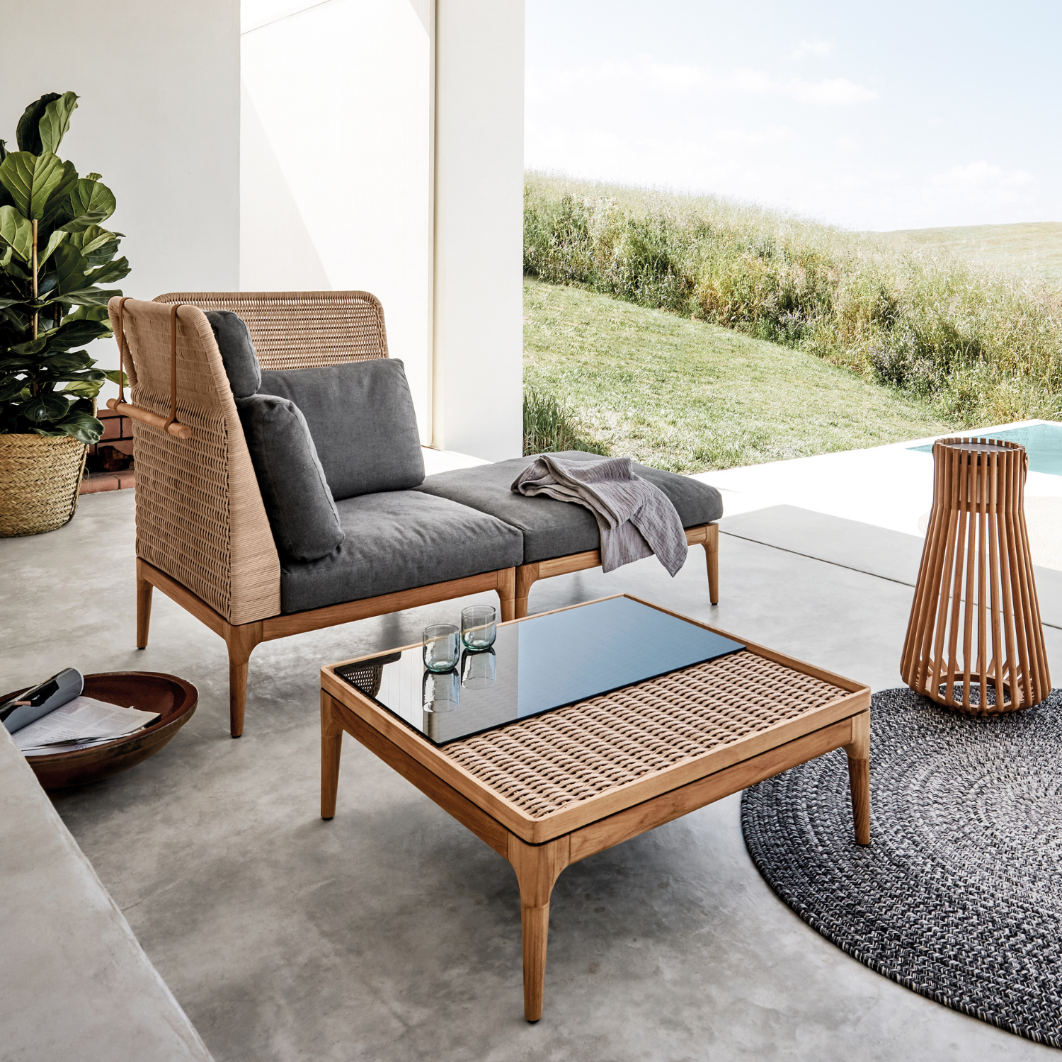 Gloster Lima High Back Right End/Corner Unit