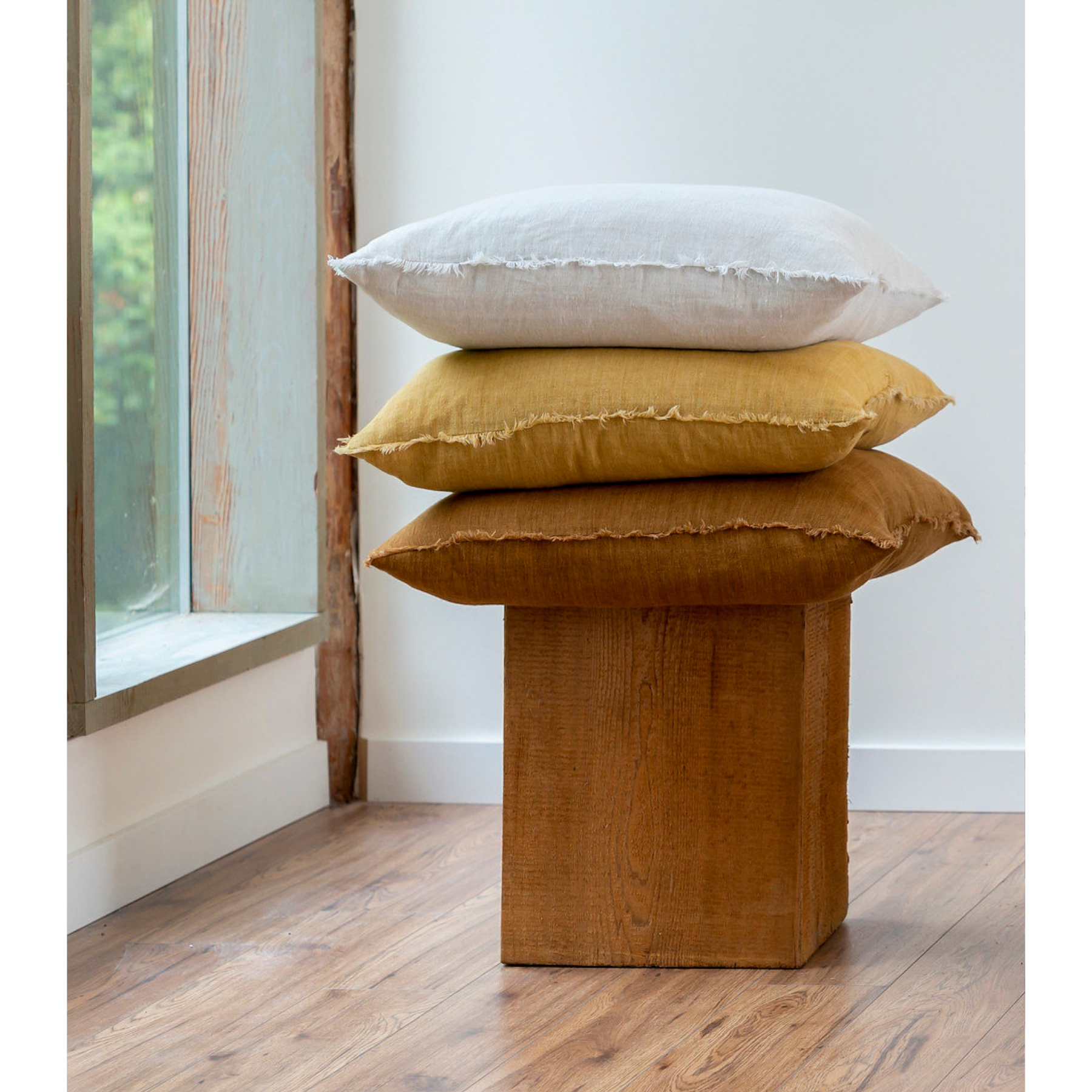 Cambri Honey Linen Pillow