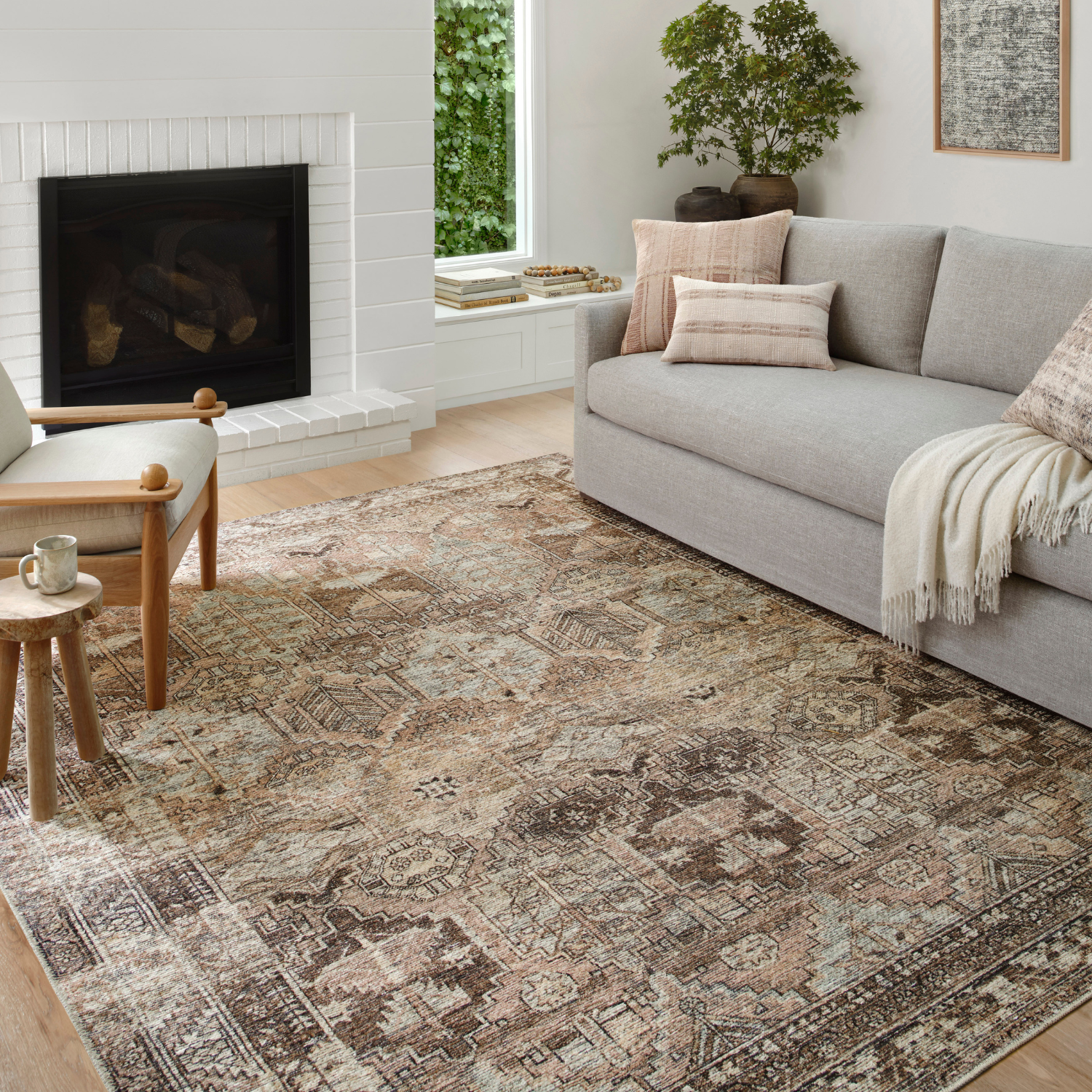 Amber Lewis x Loloi Billie Clay/Sage Rug