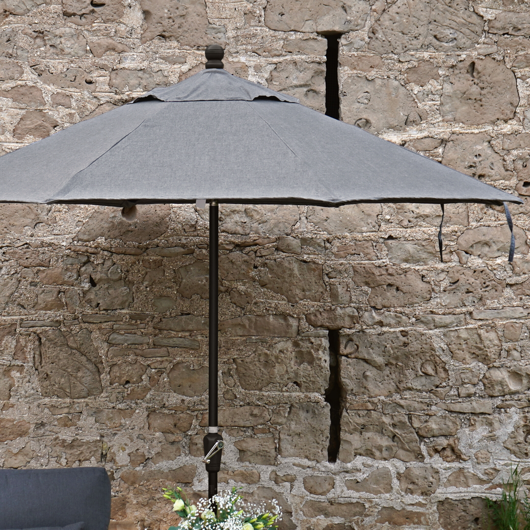 9' Octagon Auto Tilt Market Umbrella