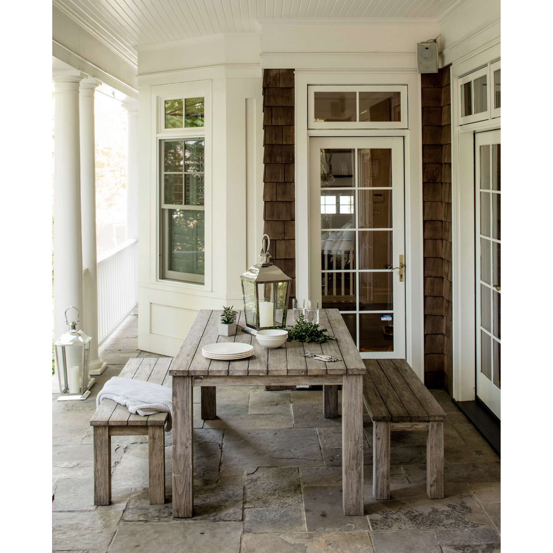 Reclaimed Teak Nantucket Bench