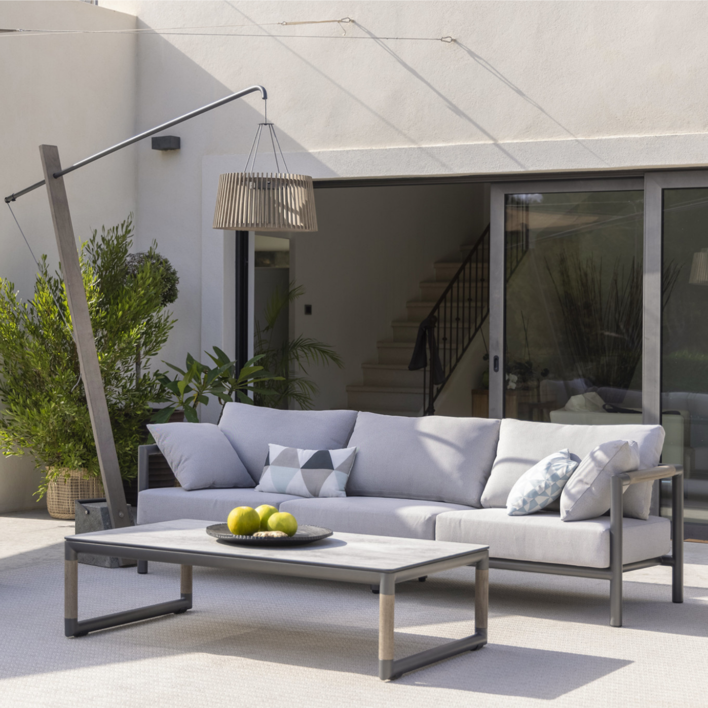 Oxford Concrete Top Coffee Table