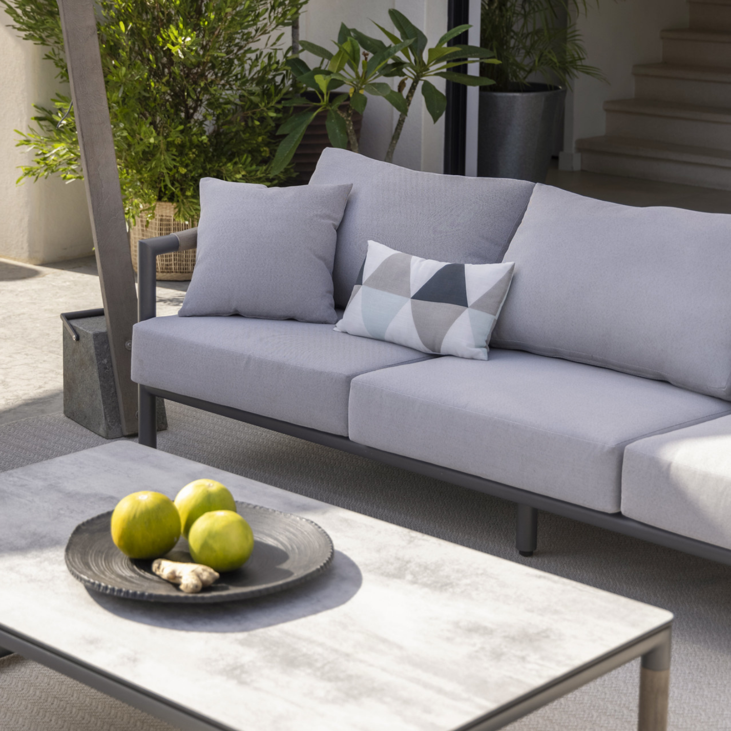 Oxford Concrete Top Coffee Table