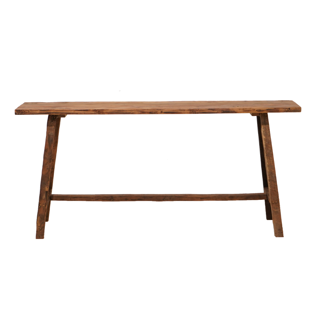Reclaimed Teak Console Table