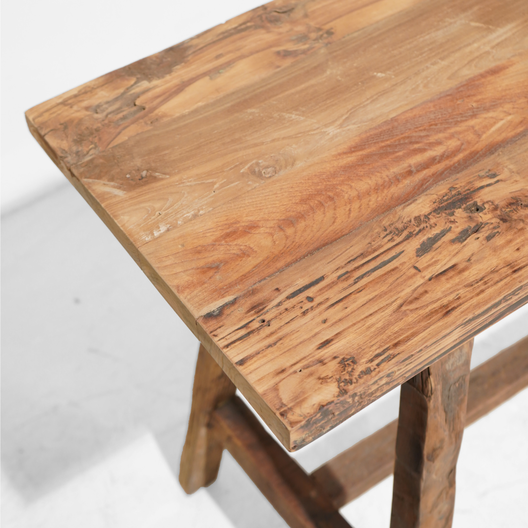 Reclaimed Teak Console Table