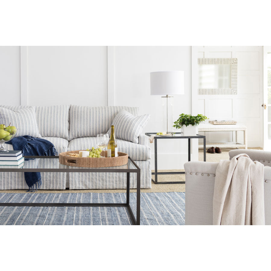 Dash & Albert Samson Navy Indoor/Outdoor Rug