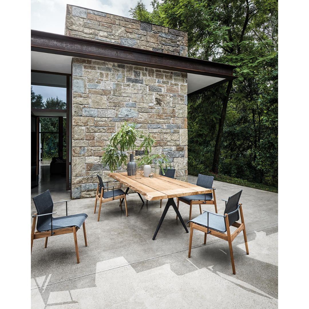 Gloster Sway Anthracite Arm Chair