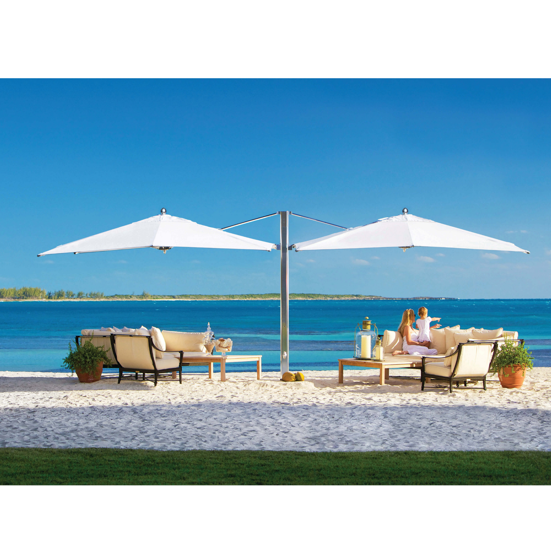 Tuuci Ocean Master Max Dual Cantilever Umbrella