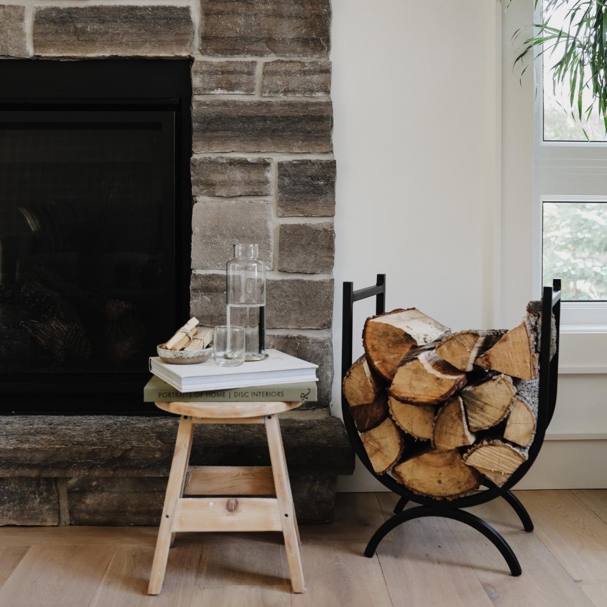 U Shape Log Holder Hauser Company Stores