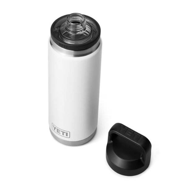 Yeti Rambler 26 Bottle w/ Chug Cap - White