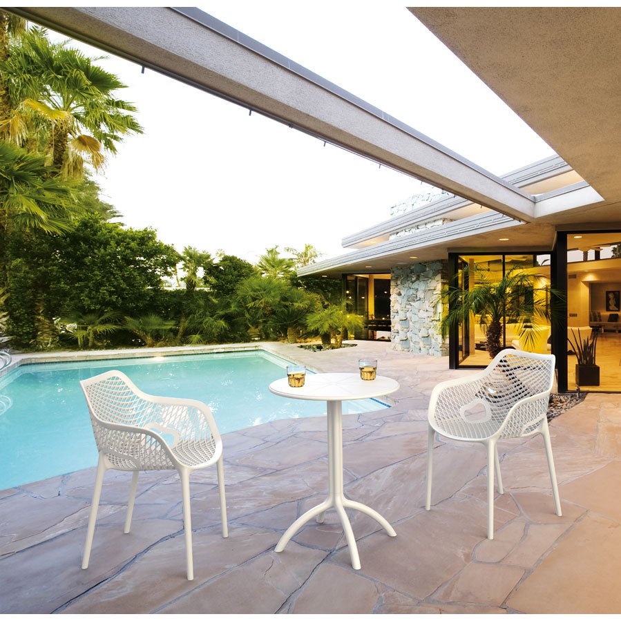 Air White XL Arm Chair Set of 4