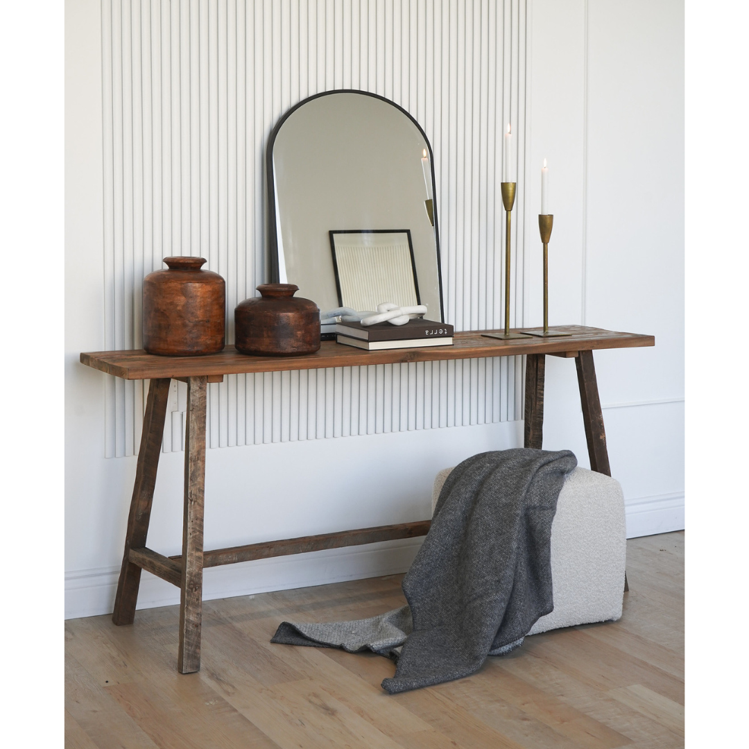Reclaimed Teak Console Table