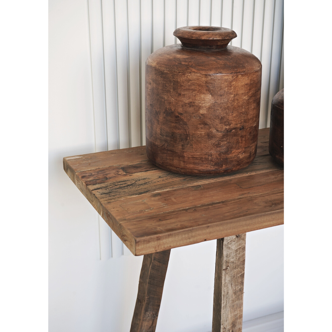 Reclaimed Teak Console Table