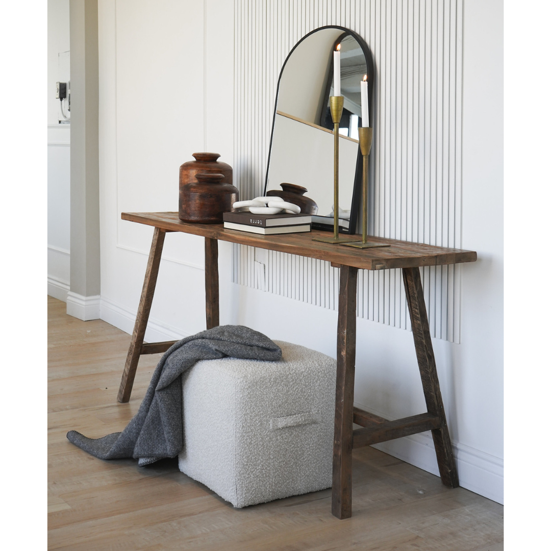 Reclaimed Teak Console Table