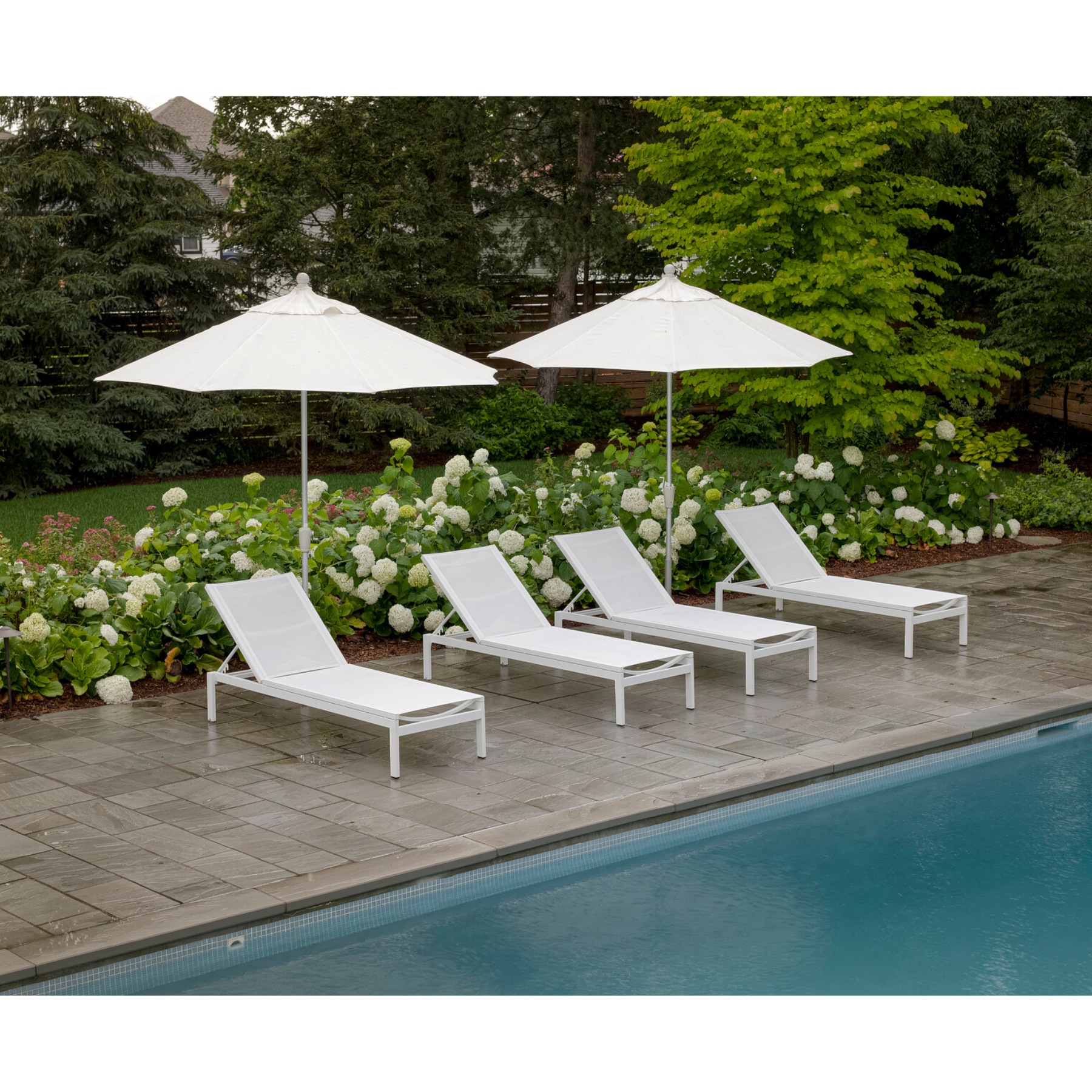 9' Pewter Market Umbrella