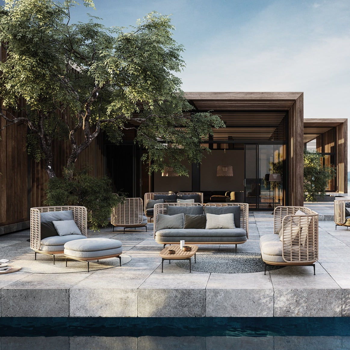 Gloster Mistral High Back Sofa