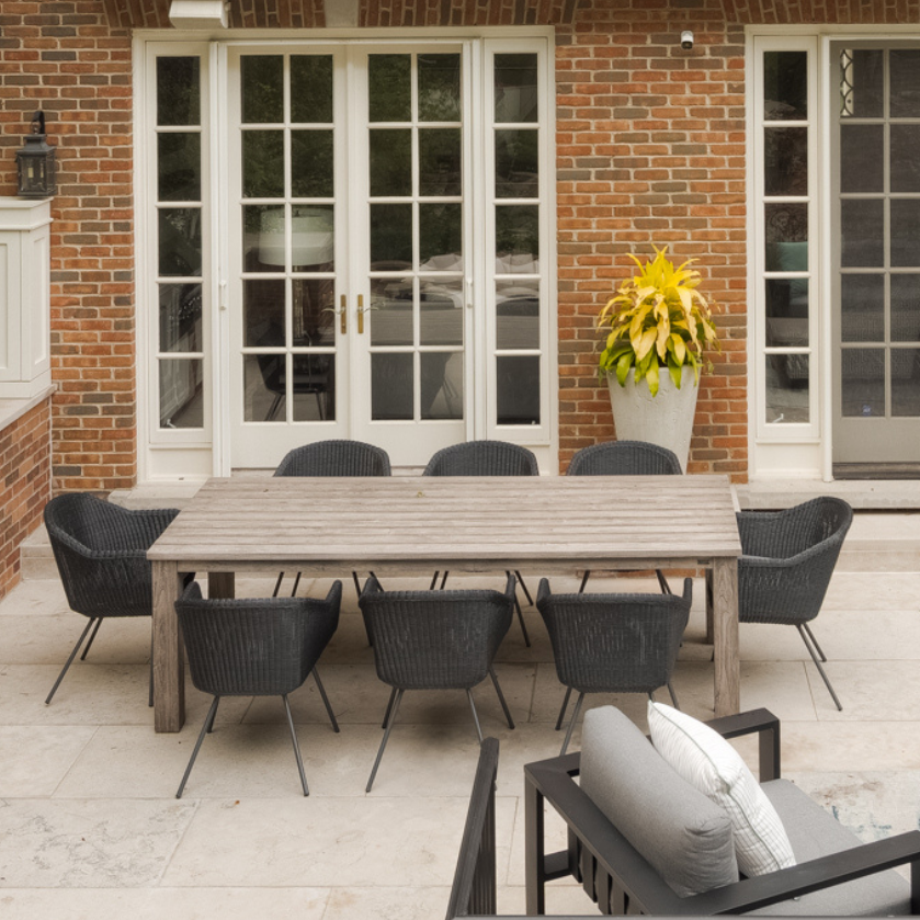 Reclaimed Teak Nantucket Dining Table