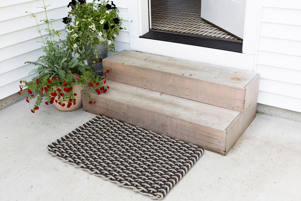 Sand & Charcoal Rope Doormat