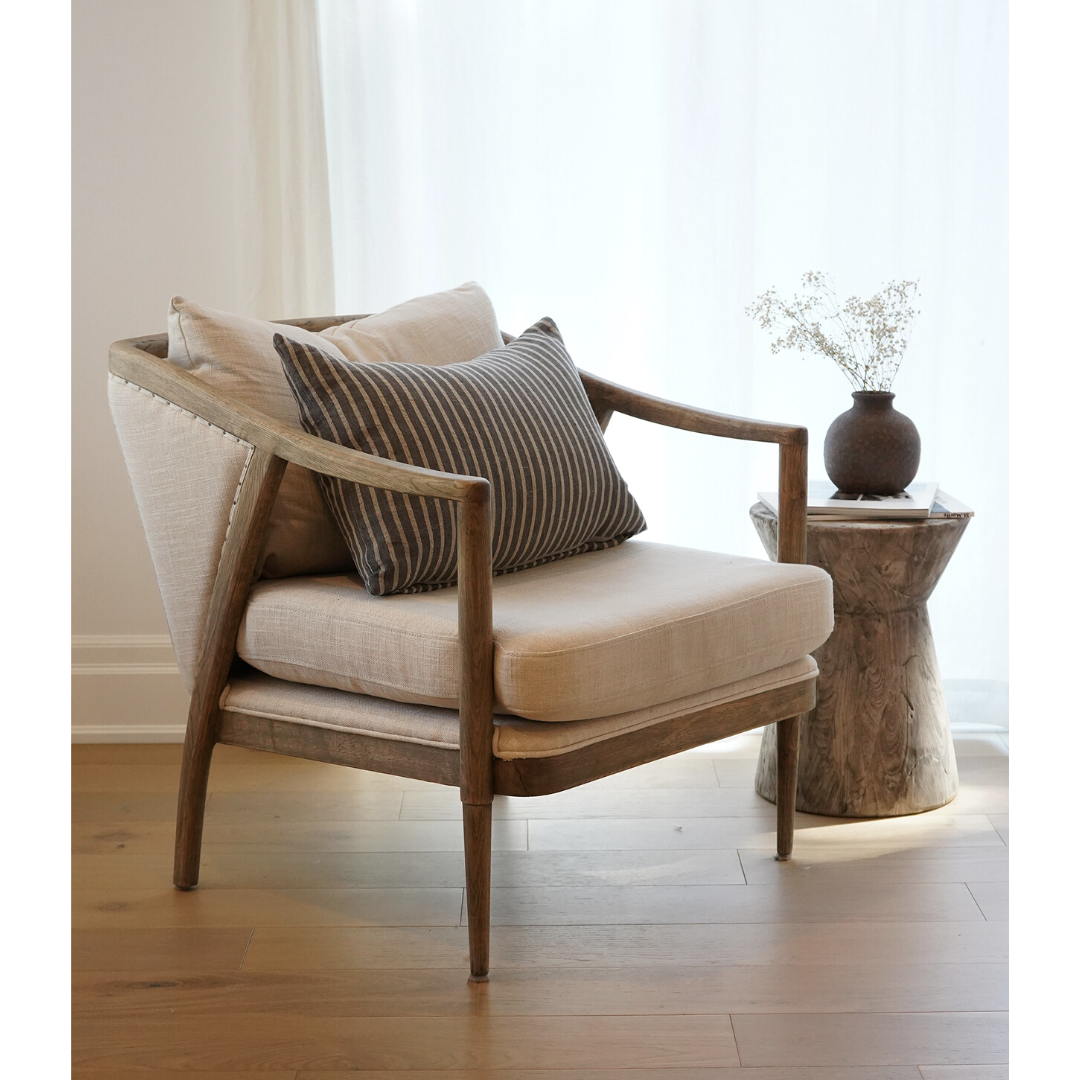 Reclaimed Teak Hourglass End Table