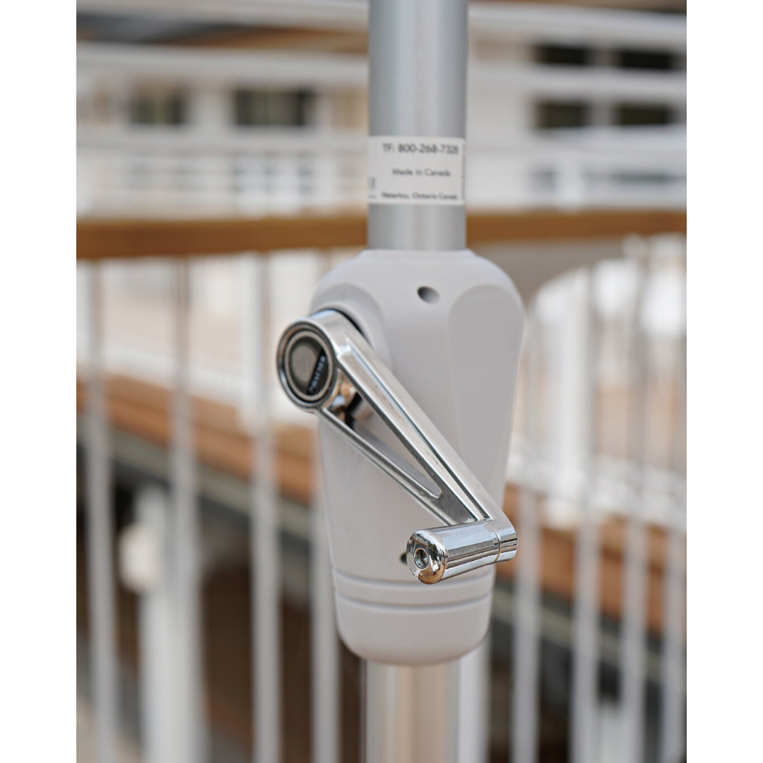 9' Pewter Market Umbrella