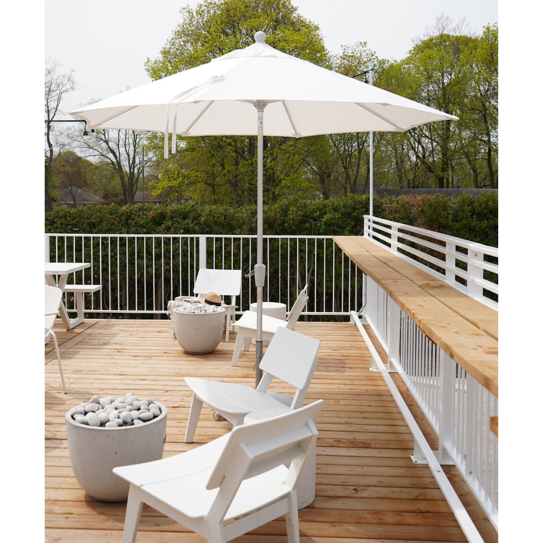 9' Pewter Market Umbrella