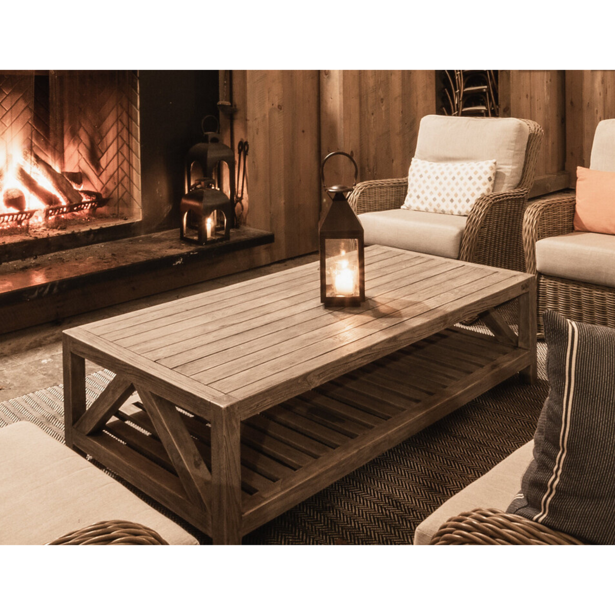 Veranda Rectangular Reclaimed Teak Coffee Table
