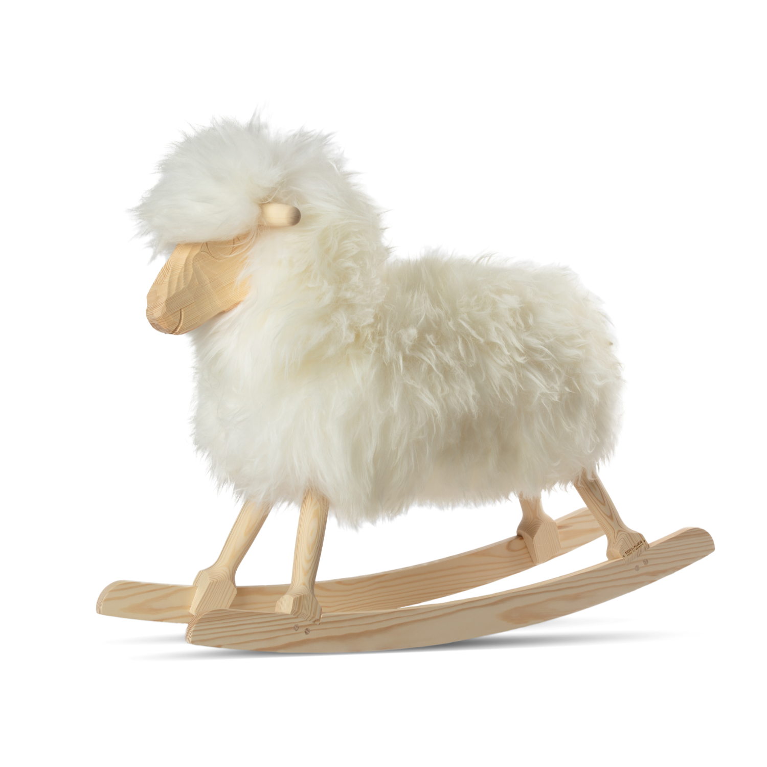 Smiley Sven Wool Rocking Sheep