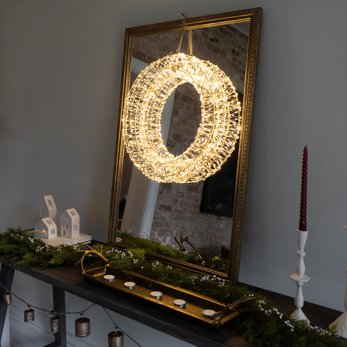 Luminous Micro LED Wreath